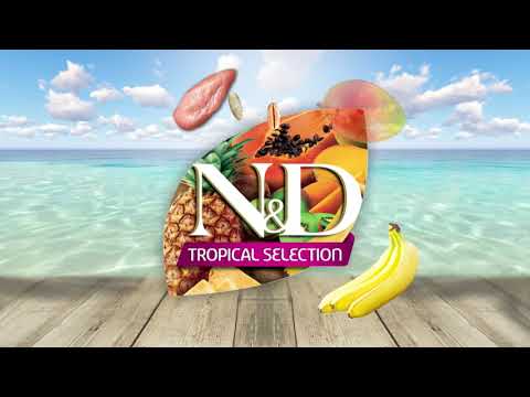 farmina n&d tropical dog adult medium/maxi low grain maiale e frutta tropicale immagine3
