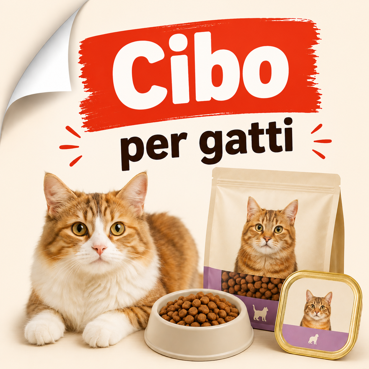 Cibo per gatti