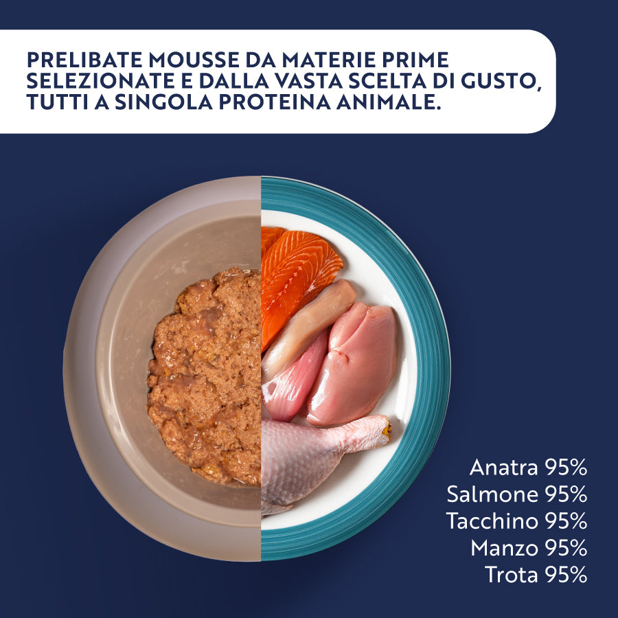 monopro lo specialista cat adult mousse grain free 85 gr immagine3