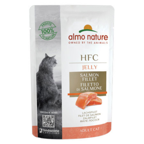 Almo Nature HFC Jelly Adult 55 gr - Salmone