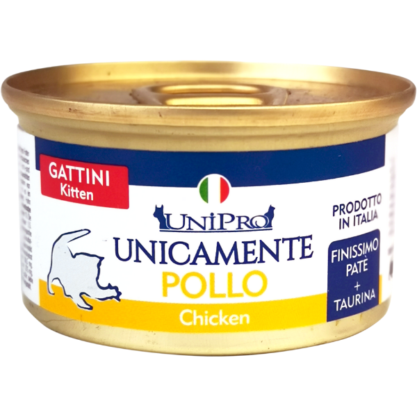 Unipro Unicamente Cat Kitten 85 gr - Pollo