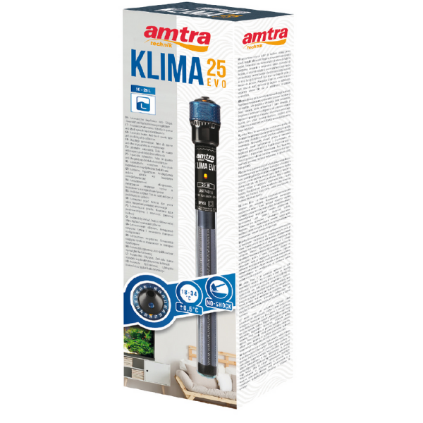  Klima Evo Riscaldatore per acquari Amtra - 50 W