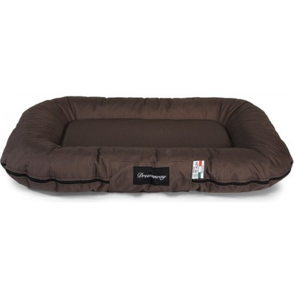 Cuscino per cani Dreamaway Boston Fabotex - Marrone - 80x60x14 cm