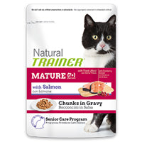 Natural Trainer Adult Bocconcini in salsa 85 gr - Mature con Salmone