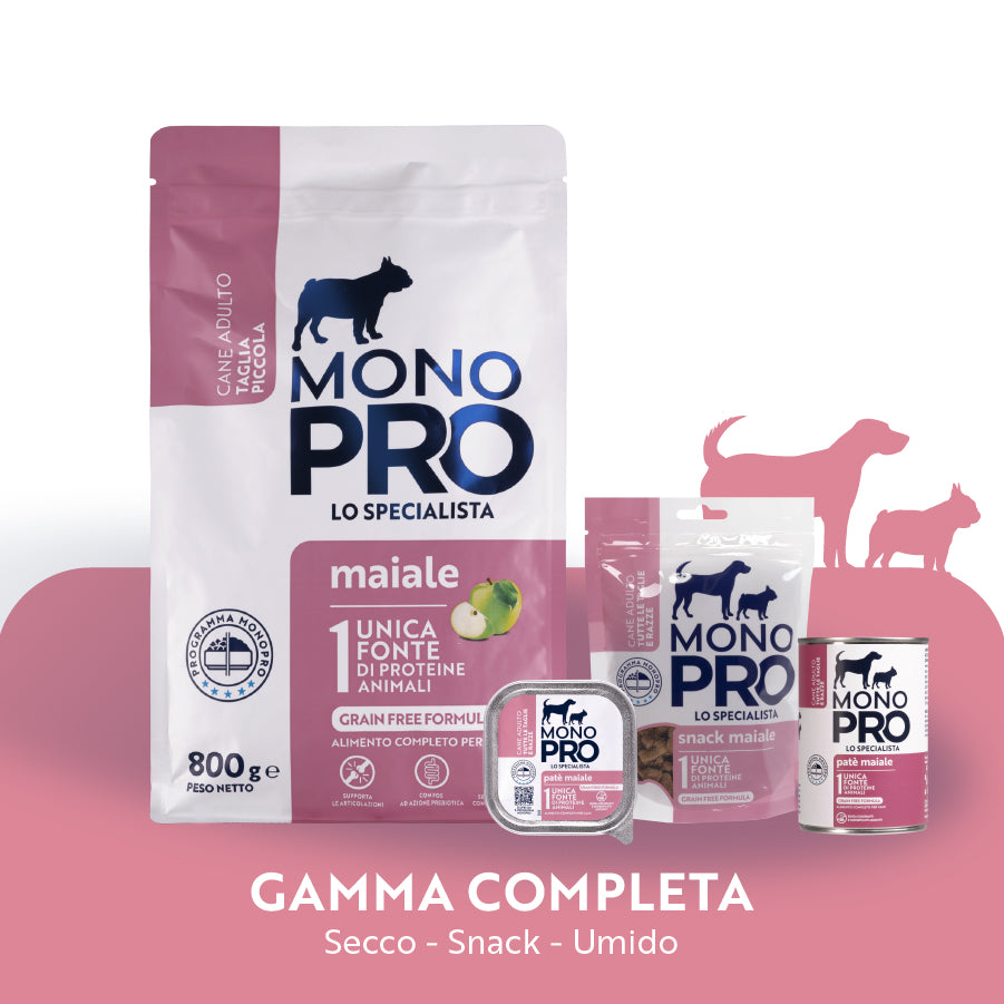 monopro lo specialista adult mini grain free maiale immagine3