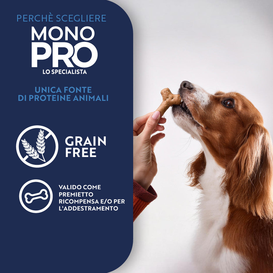 monopro lo specialista dog adult all breeds biscotti grain free 100 gr immagine6