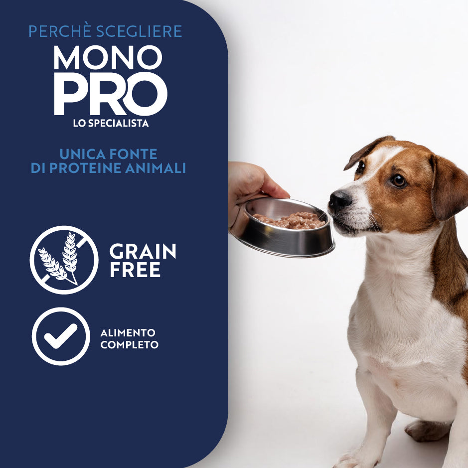 monopro lo specialista adult all breeds patè grain free 150 gr immagine3