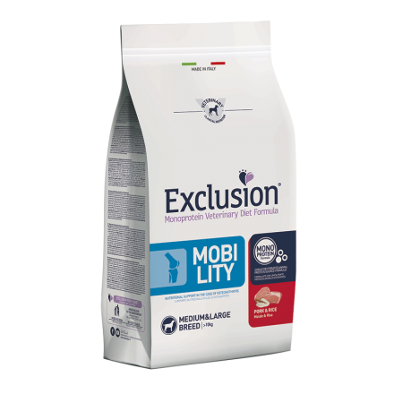 Exclusion Diet Mobility Medium/Large Breed Maiale e Riso - 2 Kg