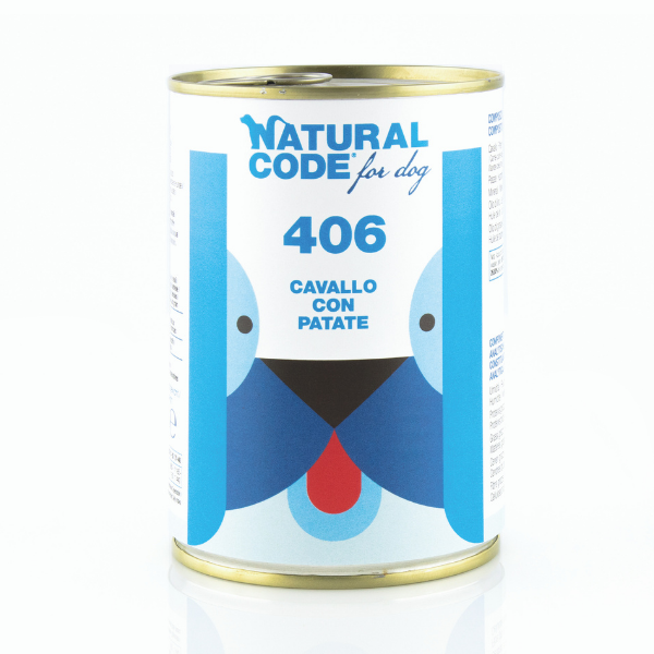 Natural Code Dog Adult 400gr - Cavallo e Patate
