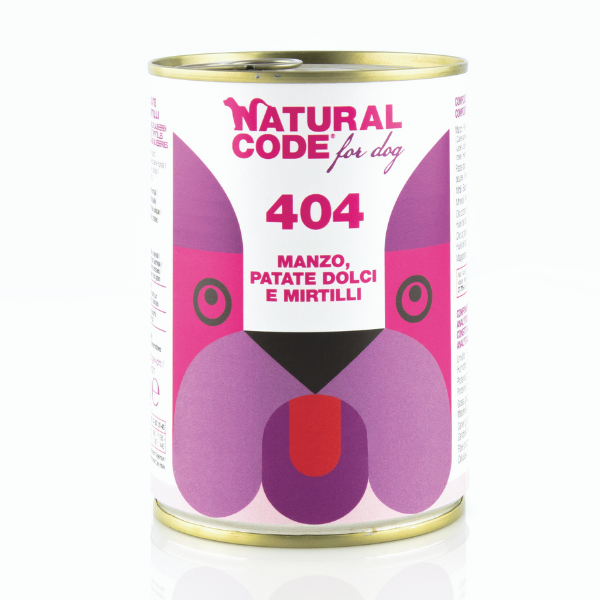 Natural Code Dog Adult 400gr - Manzo e Patate