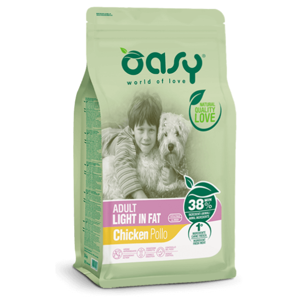 Oasy Dog Adult Light in Fat - 3 kg