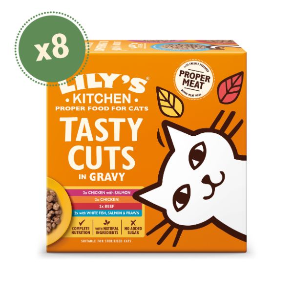 Lily's Kitchen Cat Tasty Gravy Multipack 8x85 gr