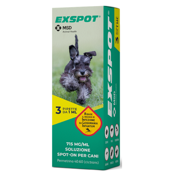 Exspot Spot-On antiparassitario per Cani