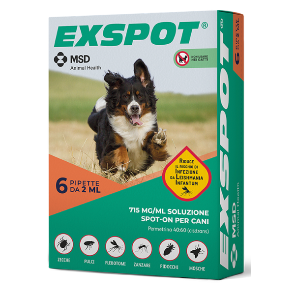 Exspot Spot-On antiparassitario per Cani