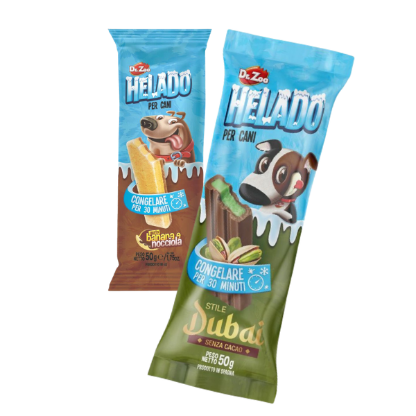 Snack per cani Gelato pronto all'uso Dr Zoo Leopet 50 gr