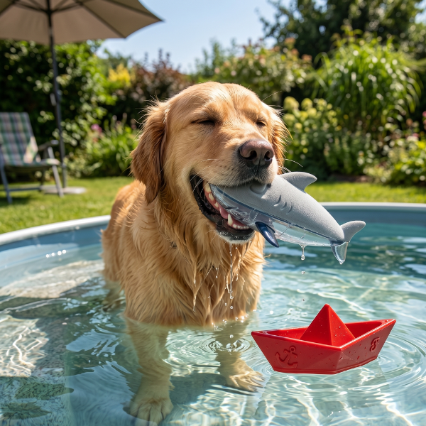 Gioco galleggiante per cani in TPR Summer Ferribiella