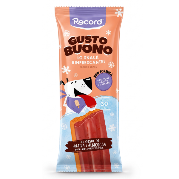 Snack per cani Gelato rinfrescante Gusto Buono Record 50 gr