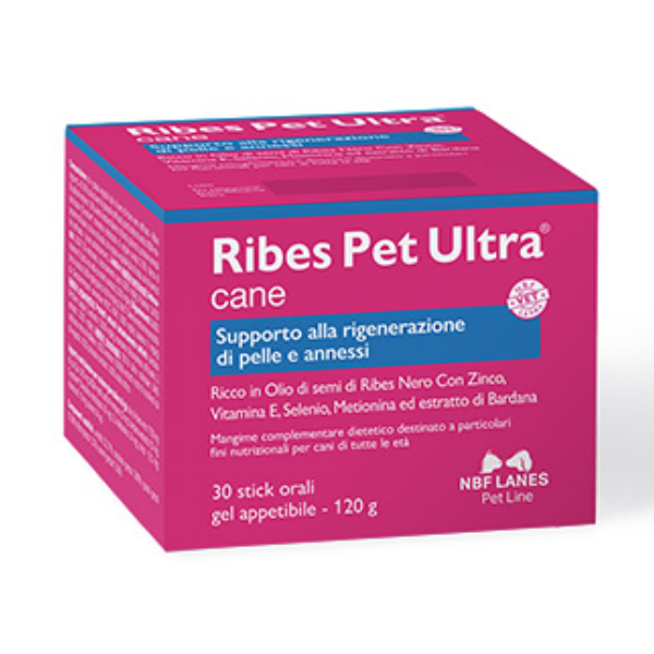 NBF Lanes Ribes Pet Ultra Supporto alla rigenerazione della pelle Gel per cani Stick