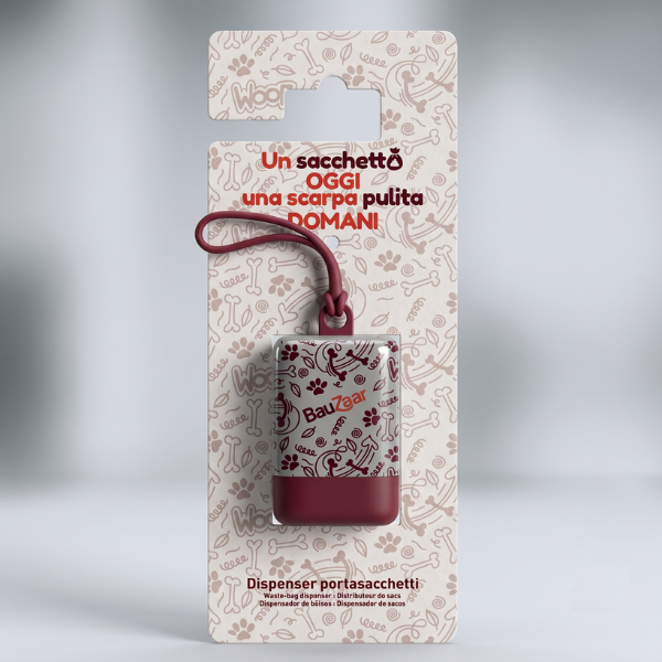 Dispenser porta sacchetti igienici per cani Bauzaar