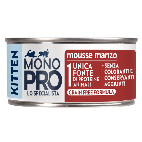 Monopro lo specialista Kitten grain Free Mousse 85 gr