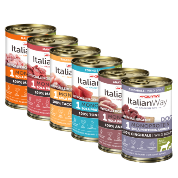 Italianway Patè Hypoallergenic Monoprotein Dog Adult 400 gr