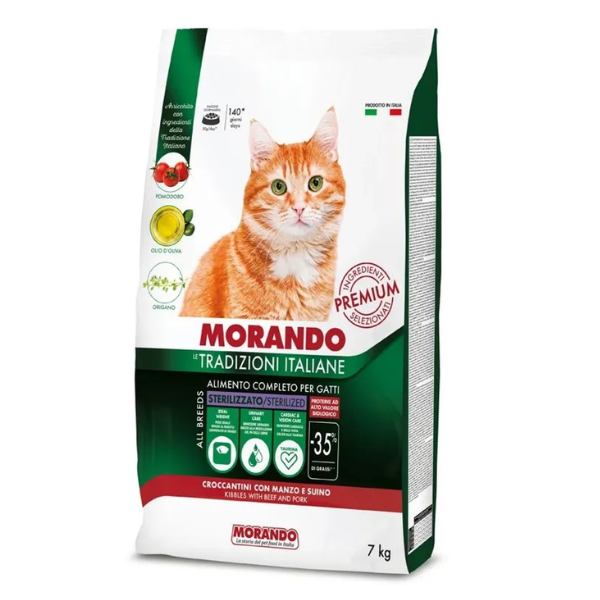 Morando Tradizioni Italiane Cat Sterilized Manzo e maiale