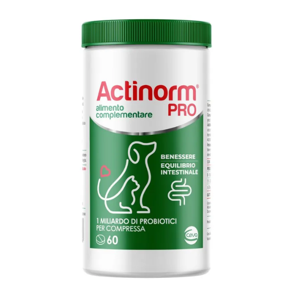 Actinorm Pro Supporto intestinale Compresse per cani e gatti