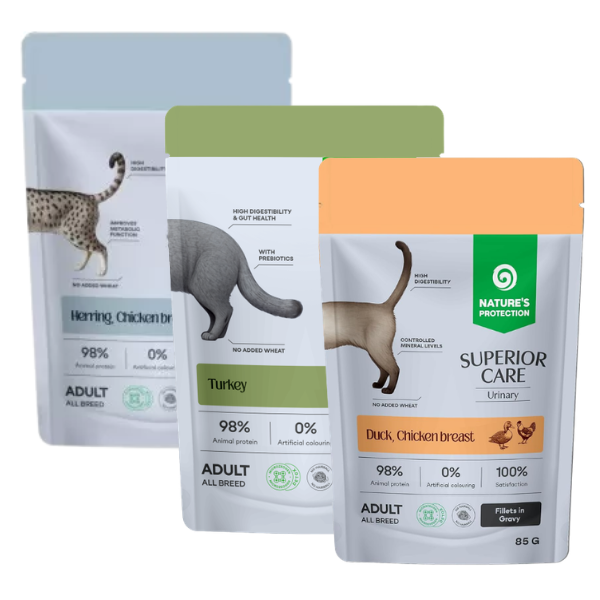Nature’s Protection Superior Care Cat Adult Filetti in gelatina Alimento funzionale 85 gr