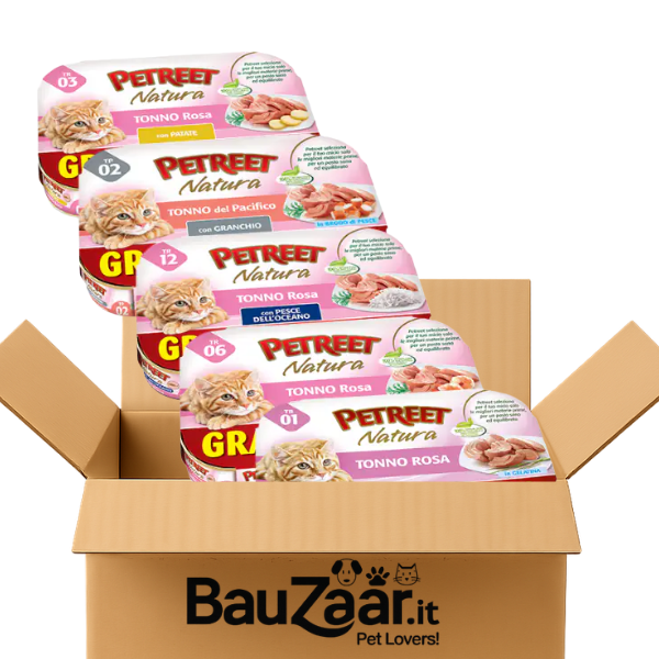 Bundle convenienza: Petreet Natura deliziosi Filetti 42x70 gr multigusto