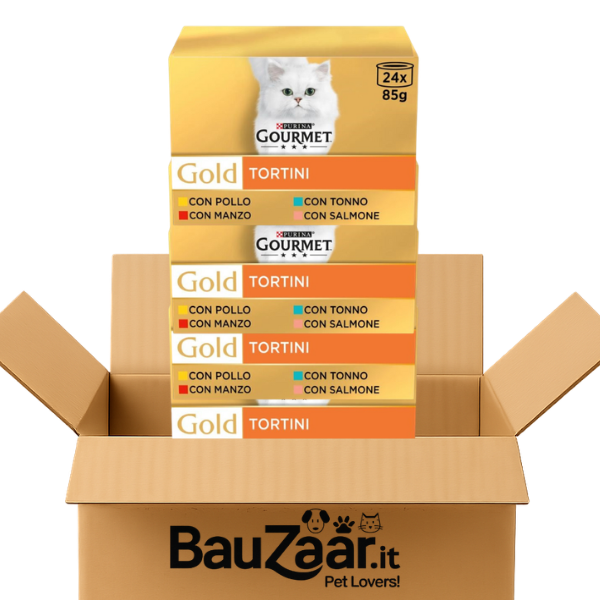 Bundle convenienza: Purina Gourmet Gold Tortini Gigapack 96x85 gr multigusto
