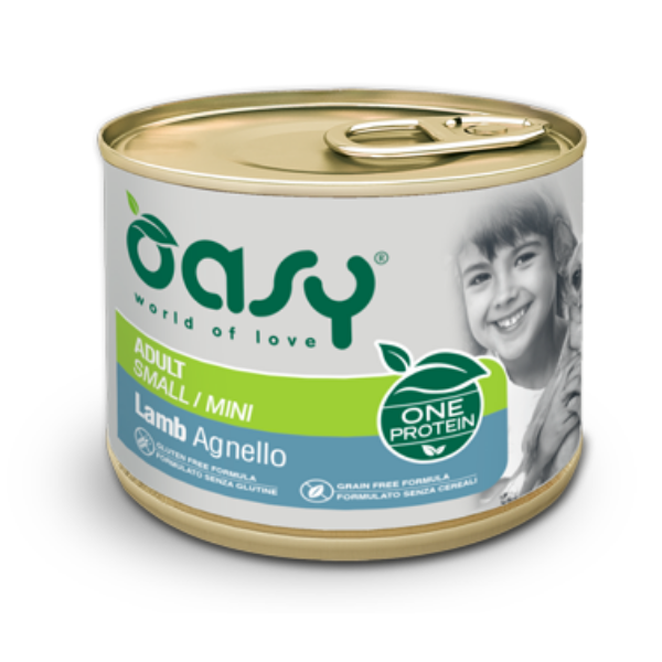Oasy Monoproteico Adult Mini 200 gr - Agnello