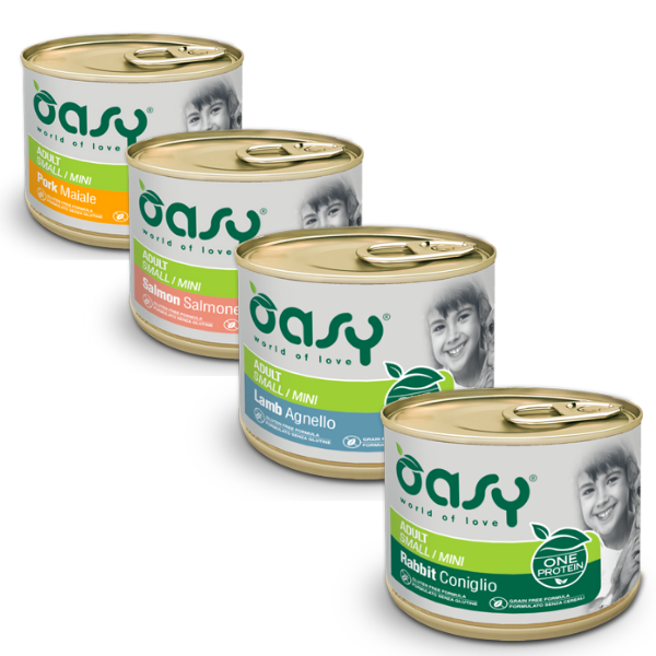 oasy monoproteico adult mini 200 gr immagine2