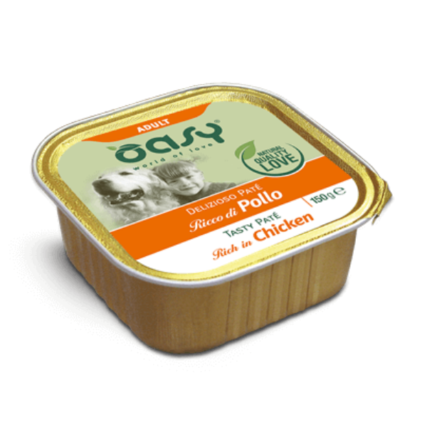 Oasy Wet Dog Delizioso Patè 150 gr - Pollo