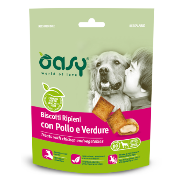 oasy dog biscotti ripieni 80 gr immagine7