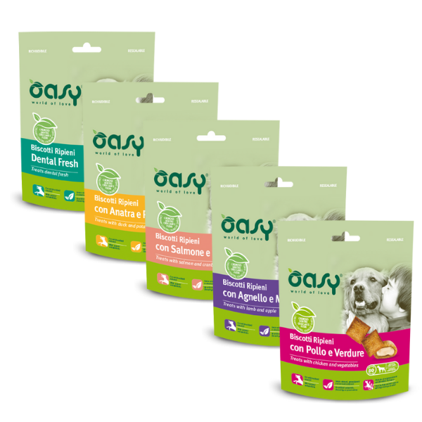 oasy dog biscotti ripieni 80 gr immagine2