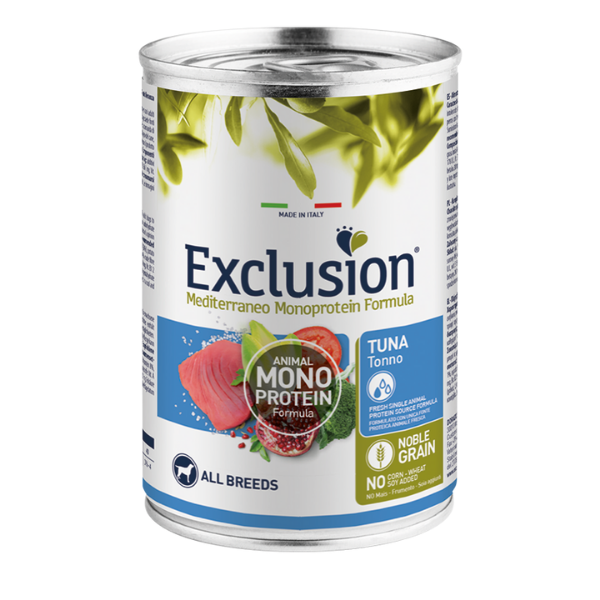 Exclusion Mediterraneo Adult All Breed 400 gr - Tonno