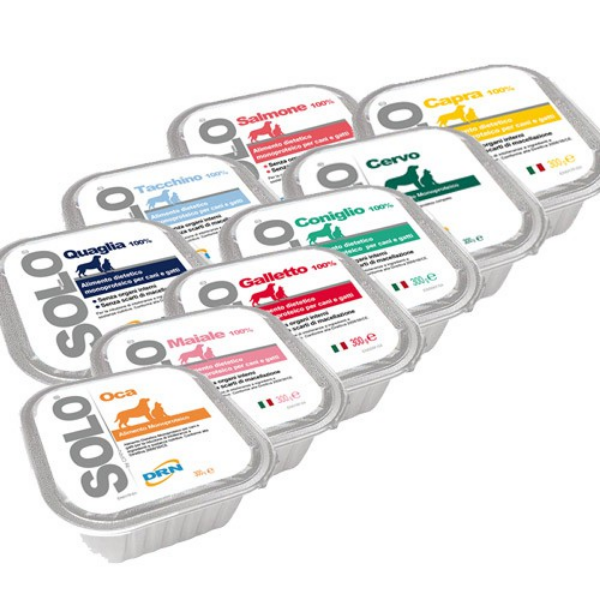 DRN Solo alimento monoproteico cane e gatto 300 gr