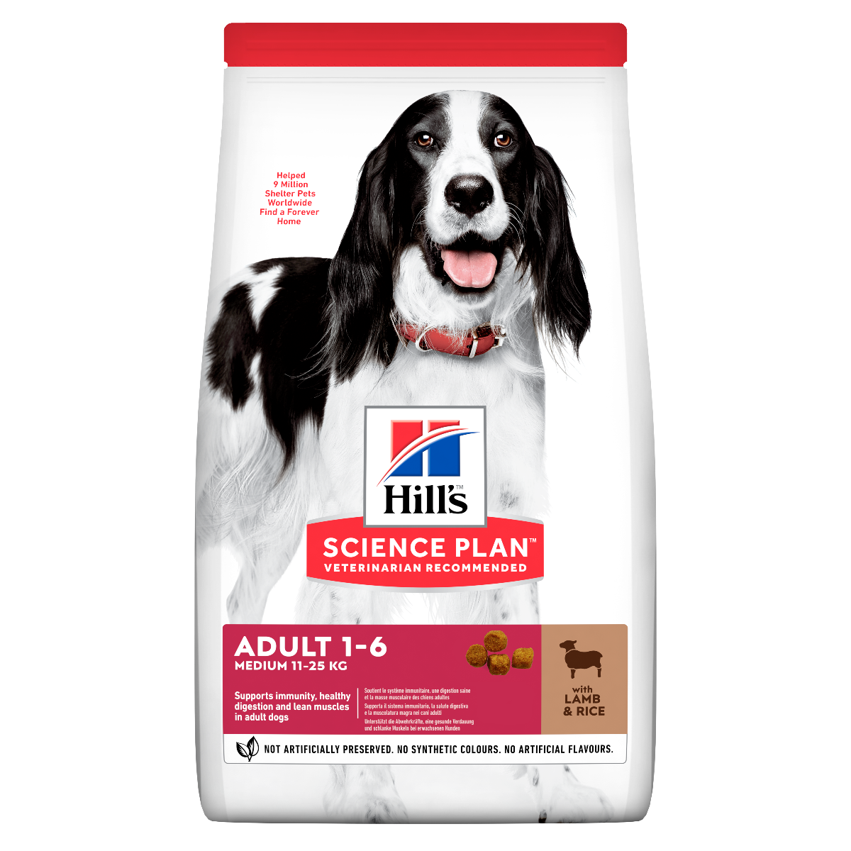 Hill's Science Plan Medium Adult Alimento per Cani con Agnello e Riso - 12 kg