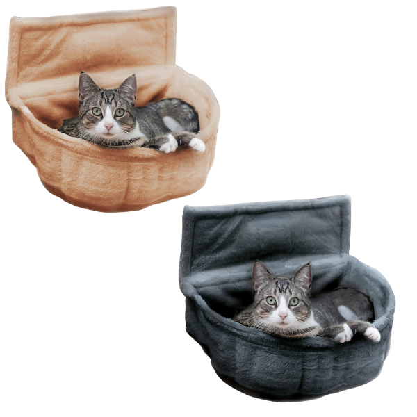 cuccia da termosifone nicchia in peluche per gatti canadiancat immagine2
