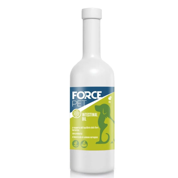 forcepet intestinal olio di salmone supporto intestinale per cani e gatti immagine2