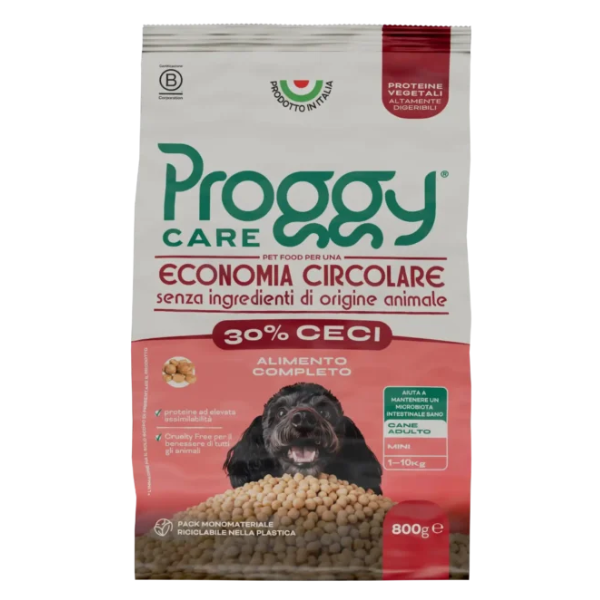 Proggy Care Dog Adult Mini 100% vegetale a base di Ceci