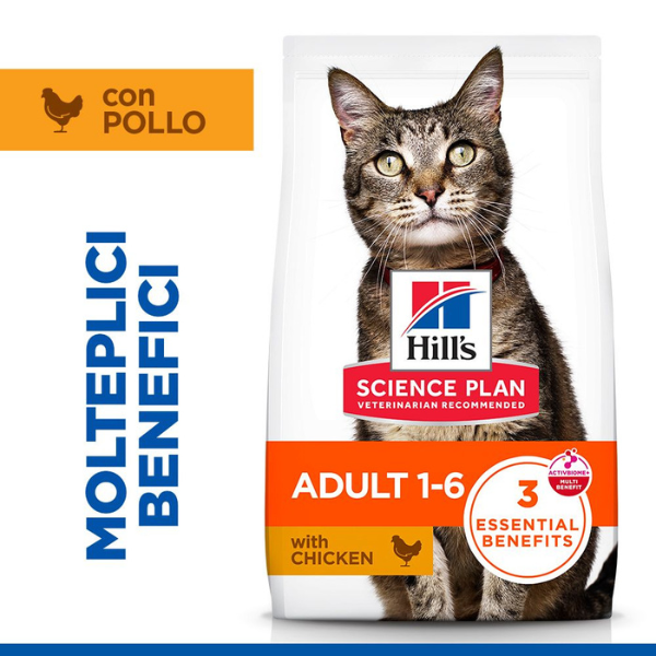 hill's science plan feline adult alimento per gatti con pollo immagine8
