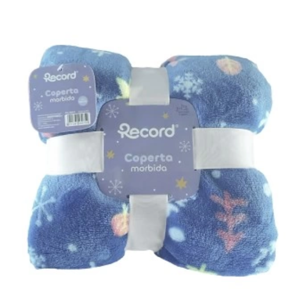 coperta natalizia in plaid super soft record immagine2