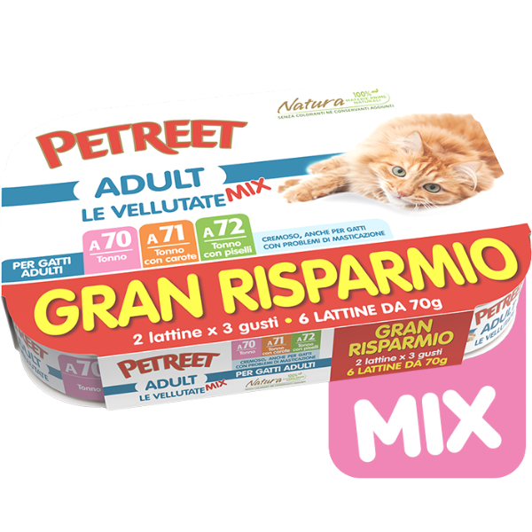 Petreet Vellutate Cat Maxi Scorta 6x70 gr