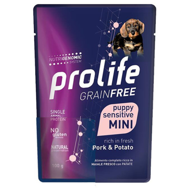 prolife grain free puppy dog mini 100 gr immagine2