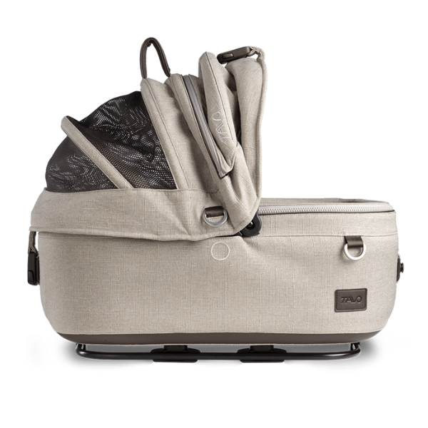 Seggiolino auto per animali con sistema di protezione Maeve Tavo - Small Flex - Grigio chiaro