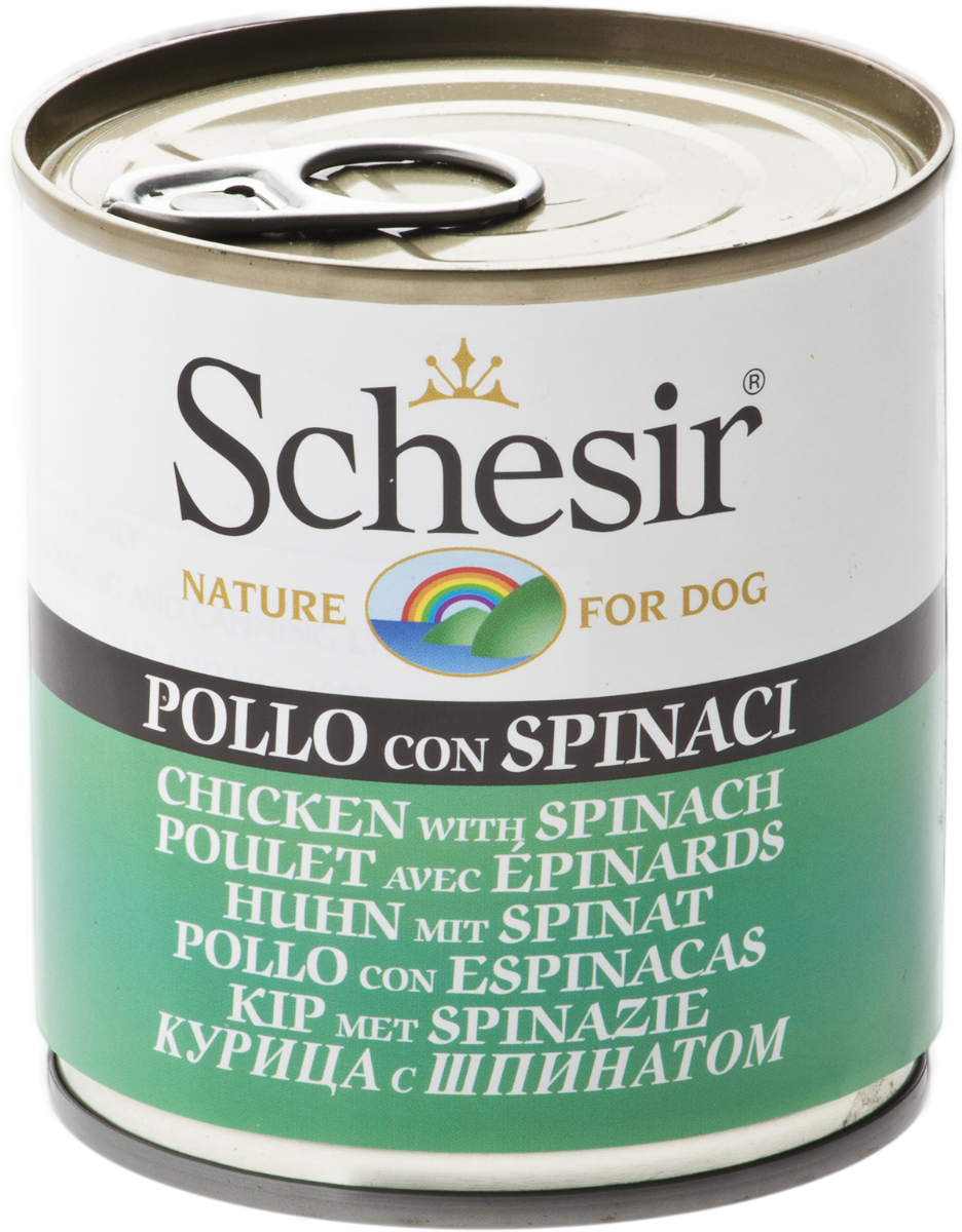 Schesir Dog 285 gr - Pollo e Spinaci