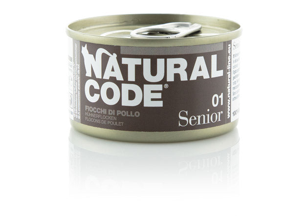 Natural Code acqua di cottura 85 gr - 01 - Piccoli Fiocchi di Pollo e Riso
