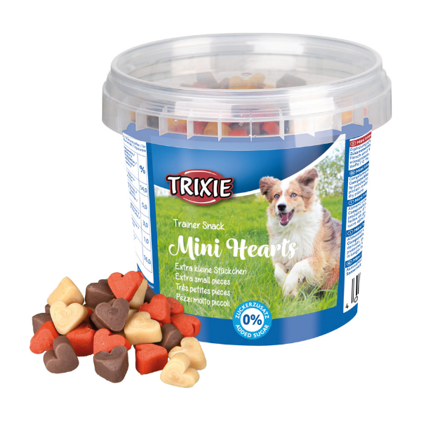 trixie snack mini hearts per addestramento immagine2