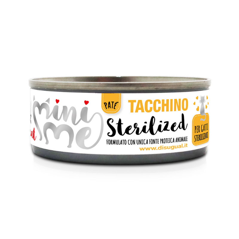 Disugual Mini Me Cat Sterilized Patè 85 gr - Tacchino